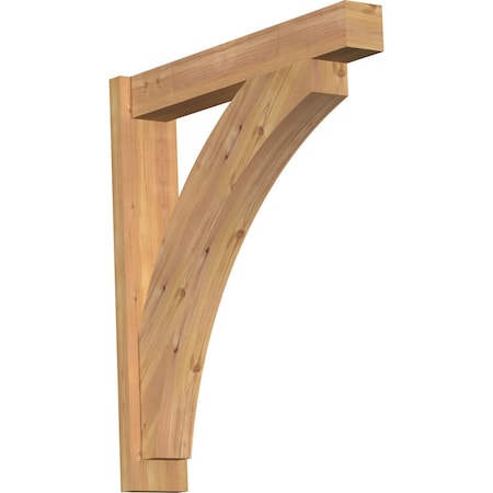 Ekena Millwork Thorton Block Smooth Outlooker, Western Red Cedar, 5 1/2"W x 30"D x 34"H OUT06X30X34THR05SWR